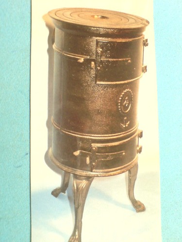 Schöner alter kanonenofen - schöner,