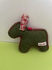 Käthe Kruse Greifling Mini Esel Grün Weihnachtlicher Kuscheltier