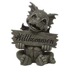 Gartenfigur Gartendrache -