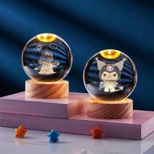 3D Kristallkugel Nachtlicht