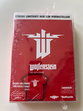 Wolfenstein The New Order T-Shirt Vorbestellerbox Größe L Rot *kein Spiel*