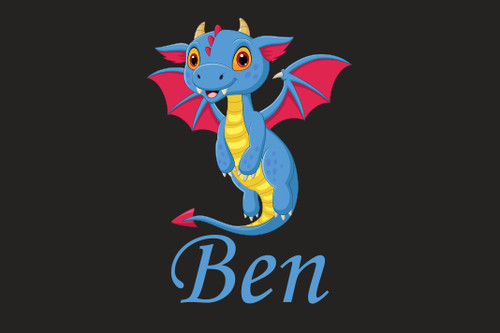 Fahne flagge lustiger drache - fahne,
