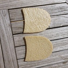 Absätze aus naturkrepp - absätze,