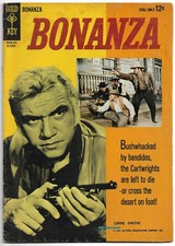 GOLD KEY Silver Age TV Comic: Bonanza #10 (Lorne Greene) Michael Landon (Blocker