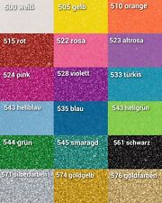 Glitzer Moosgummi irisierend Glitter 18 Farben 20x30 Moosgummiplatten basteln