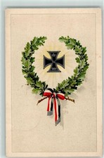 39292260 - Eichenlaub Kranz Schleife Schwarz-Weiss-Rot Verlag Dondorf Nr. 715