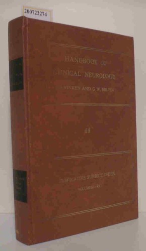 Handbook clinical neurology - handbook,