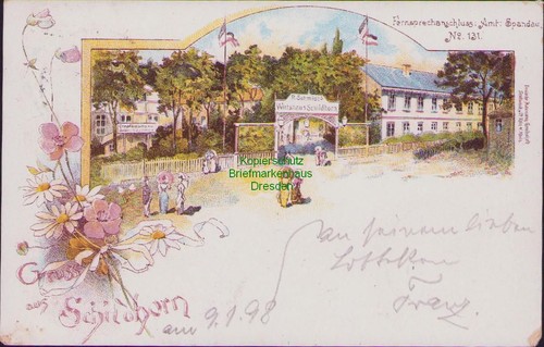 168277 litho schildhorn - ak,