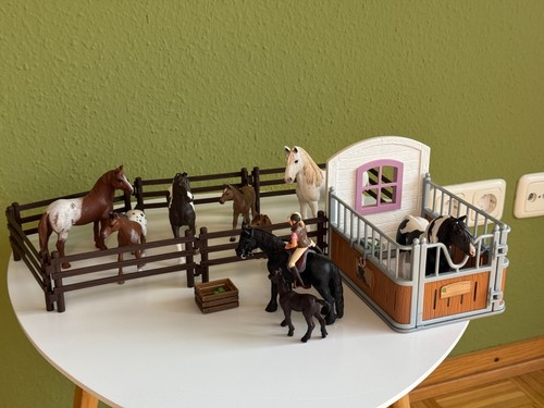 Schleich pferdebox konvolut - schleich,