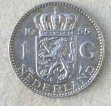 1 Gulden 1955 - Niederlande - Silber - KM#184