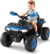 Elektro Quad ATV Offroad Kinderfahrzeug 12V Fernbedienung 2 Motoren LED Musik
