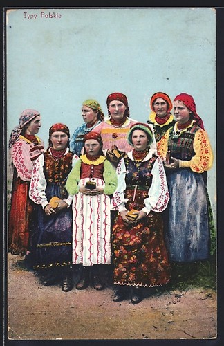 Ansichtskarte typy polskie - ansichtskarte,