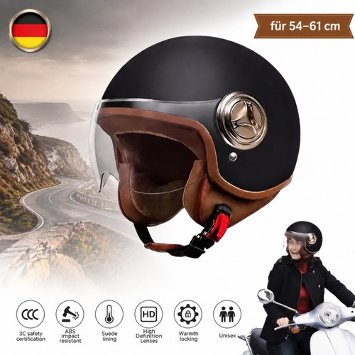 Unisex motorradhelm jethelm - unisex,