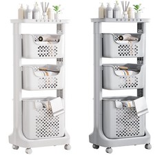 Wäschekorb Wäschewagen mit