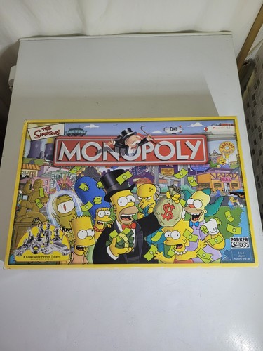 Simpsons monopoly brettspiel - monopoly,