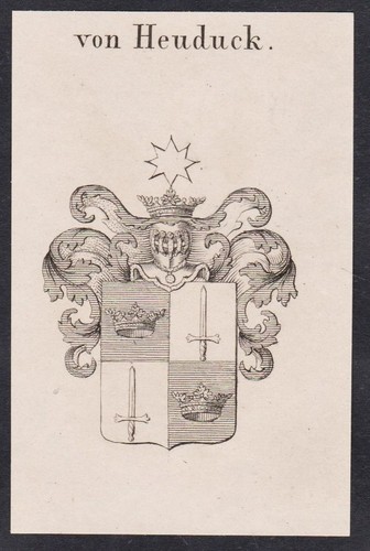 Heuduck wappen coat arms - coat, of
