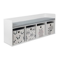 Kinderbank Lesebank Sitzregal Kindersitztruhe Spielzeugregal Sitzkommode Kinder