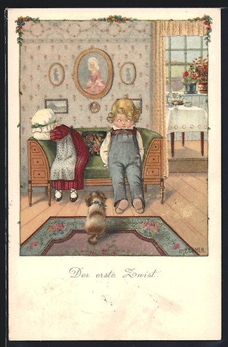 Künstler pauli ebner - künstler-ak,