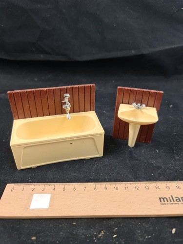 Lundby badezimmer bad - badezimmer,