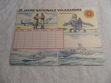 originaler DDR NVA Stundenplan