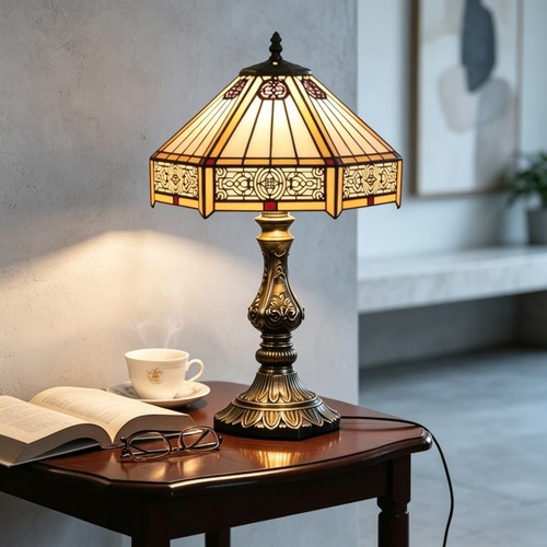 Tischlampe tiffany style - tischlampe, tiffany-style