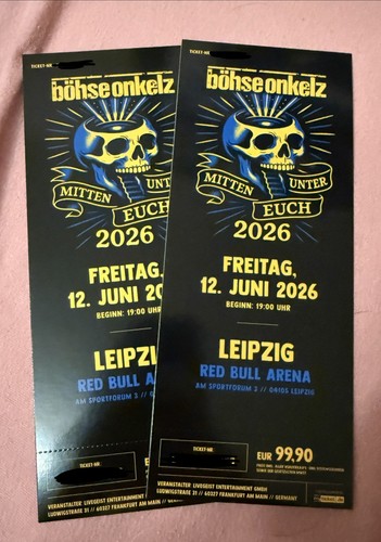 Böhse onkelz tickets leipzig - tickets,