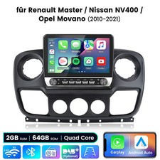 64G Für Renault Master/Nissan NV400/Opel Movano 2010-21 Android 13 Autoradio SWC