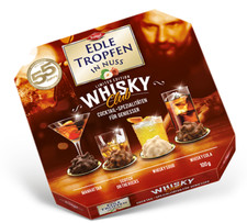 MHD: 31.12.2025 Trumpf Edle Tropfen in Nuss Whisky Cola Whiskey Pralinen 100g