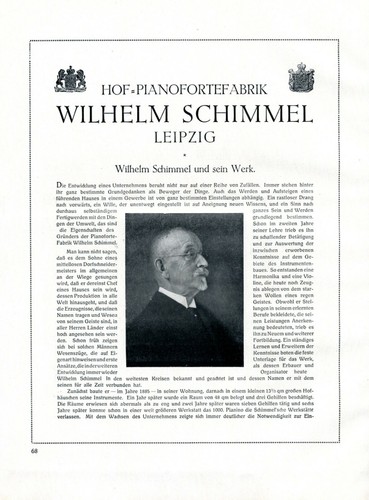 Klavier fabrik schimmel - klavier,