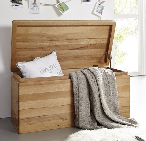 Truhe massivholz 80x40cm - truhe,