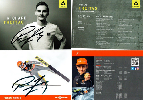 Autogramme richard freitag - autogramme,