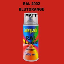 RAL 2002 Blutorange matt in 400ml 1K Spraydose
