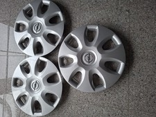 3 x Radkappen 15 Zoll Silber für Opel Corsa D. Orginal Opel