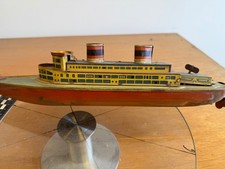 Kellermann CKO 302 Blechspielzeug Dampfer mit 2 Schornsteinen | Vintage Sammlers