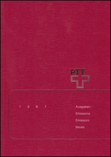 Ptt jahrbuch schweiz 1987 - schweiz,