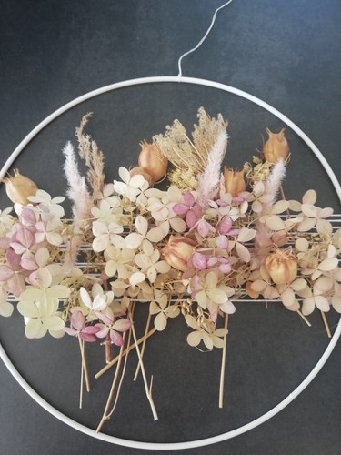 Türkranz kranz trockenblumen - kranz,