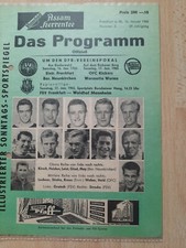 Das Programm Eintracht Frankfurt - Borussia Neunkirchen  16.01.65 rar DFB-Pokal