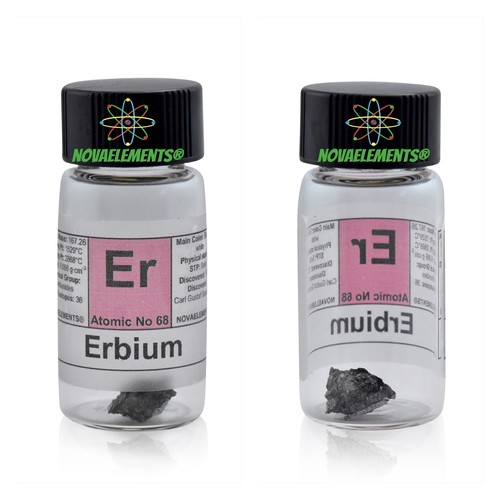 Erbium metall element - metall,,