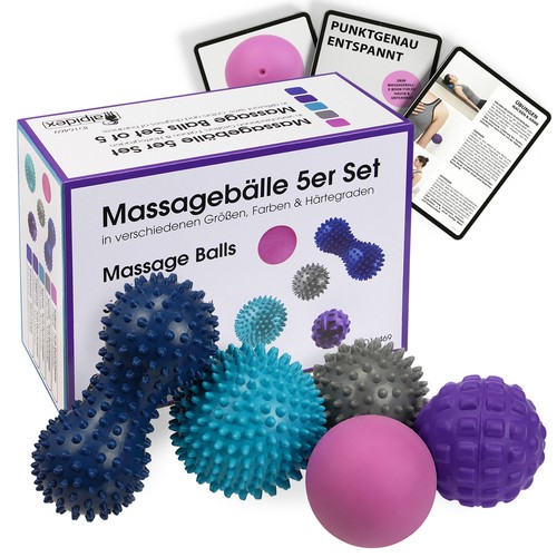 Massagebälle igelbälle 5er - massagebälle,