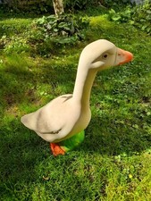 Gans für Teich Deko Garten ohne Pumpe