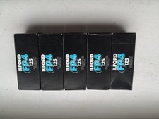 5 rolls of Ilford FP4 Plus 120