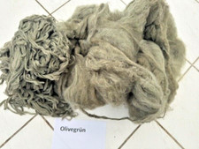 200g Kammzug Vlies  Olive