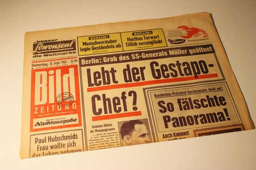 Bildzeitung 1963 - bildzeitung, 26.9.1963