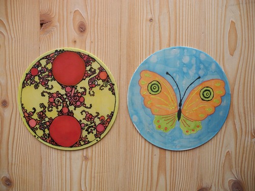 Seidenbild fensterbild - seidenbild,