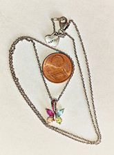 Silberkette mit Schmetterling