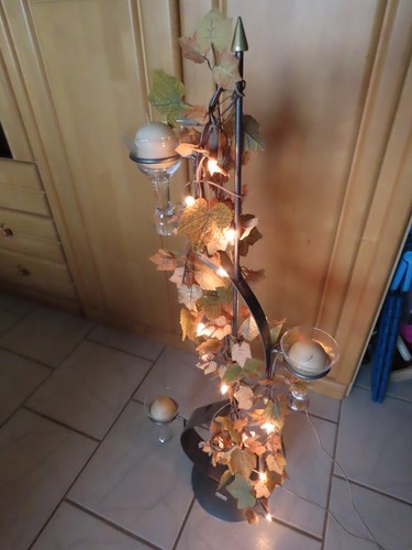 Kerzenständer silbern mit - silbern,
