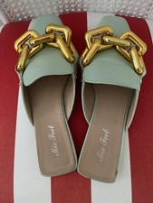 Miss Feelgood Damen Slingballerina Ballerinas mit offene Ferse Größe 38,Flach