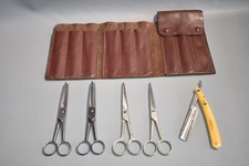 Alte Friseur Barbier Set im