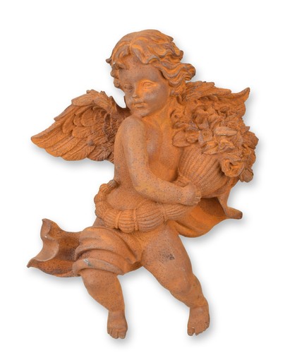 Ein rostiger wandhalter aus - rostiger,