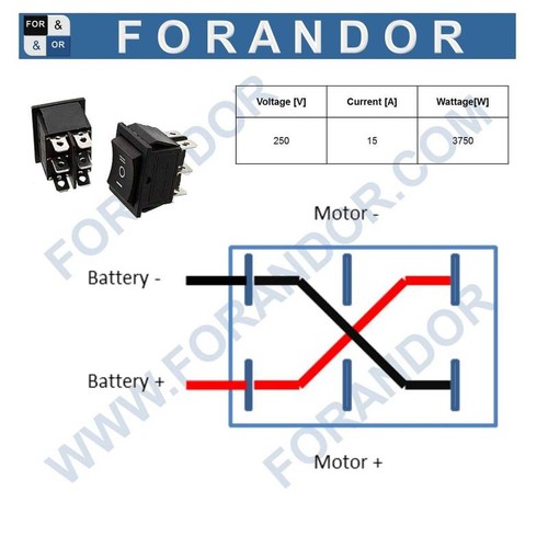 Kcd motor umschalten - dc-motor,